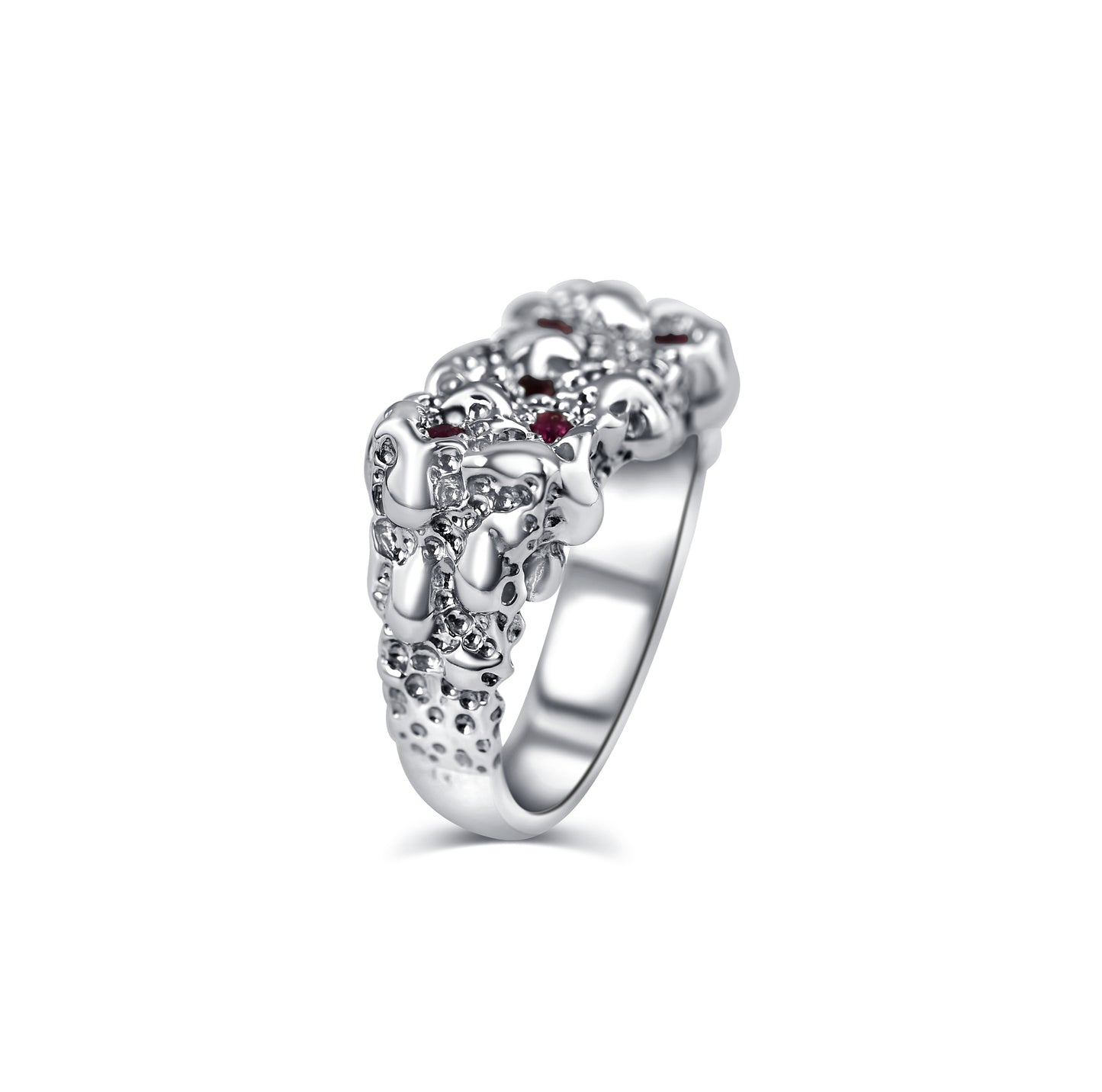 The Ruby Small Square Ring