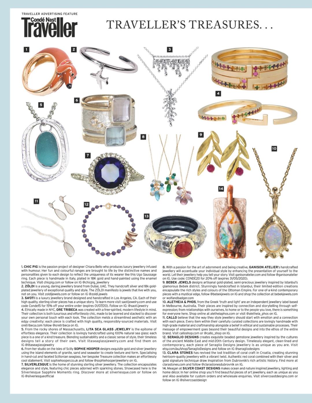 The Nar Horizontal Pendant (w/ Chain)