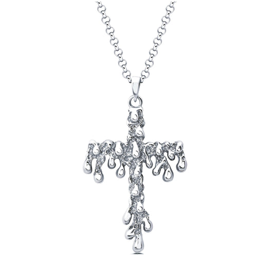 The Nar Small Cross Pendant (w/ Chain)