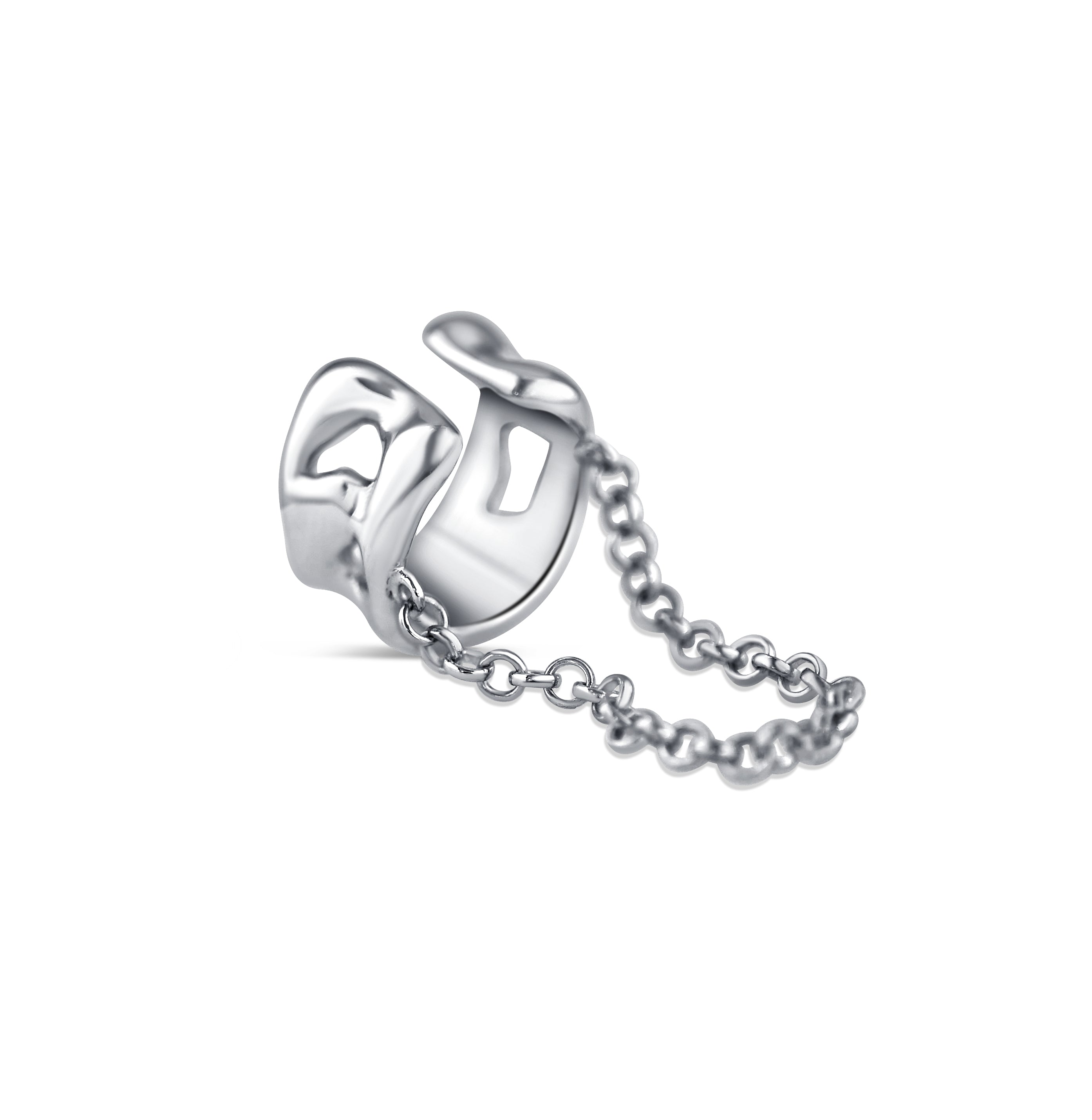 The Chain Melt Ear Cuff-3
