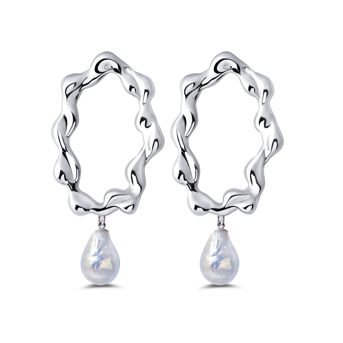 Les boucles d’oreilles Pearl O