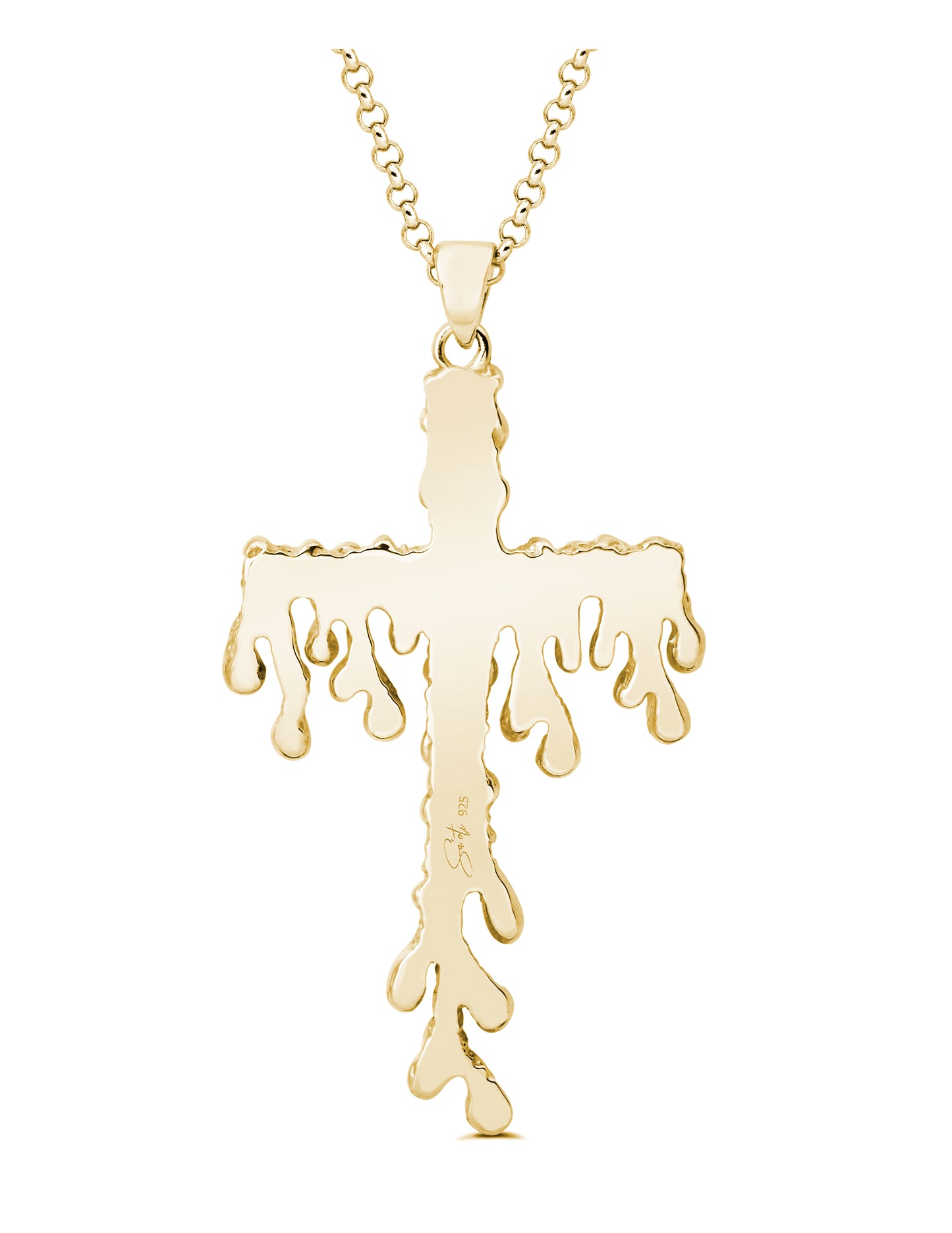 The Nar Large Cross Pendant (w/ Chain)