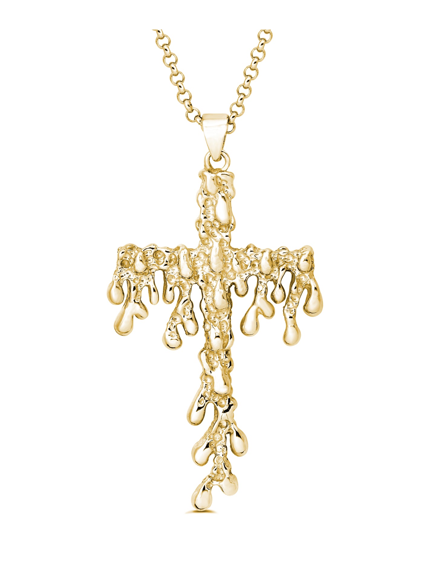 The Nar Large Cross Pendant (w/ Chain)