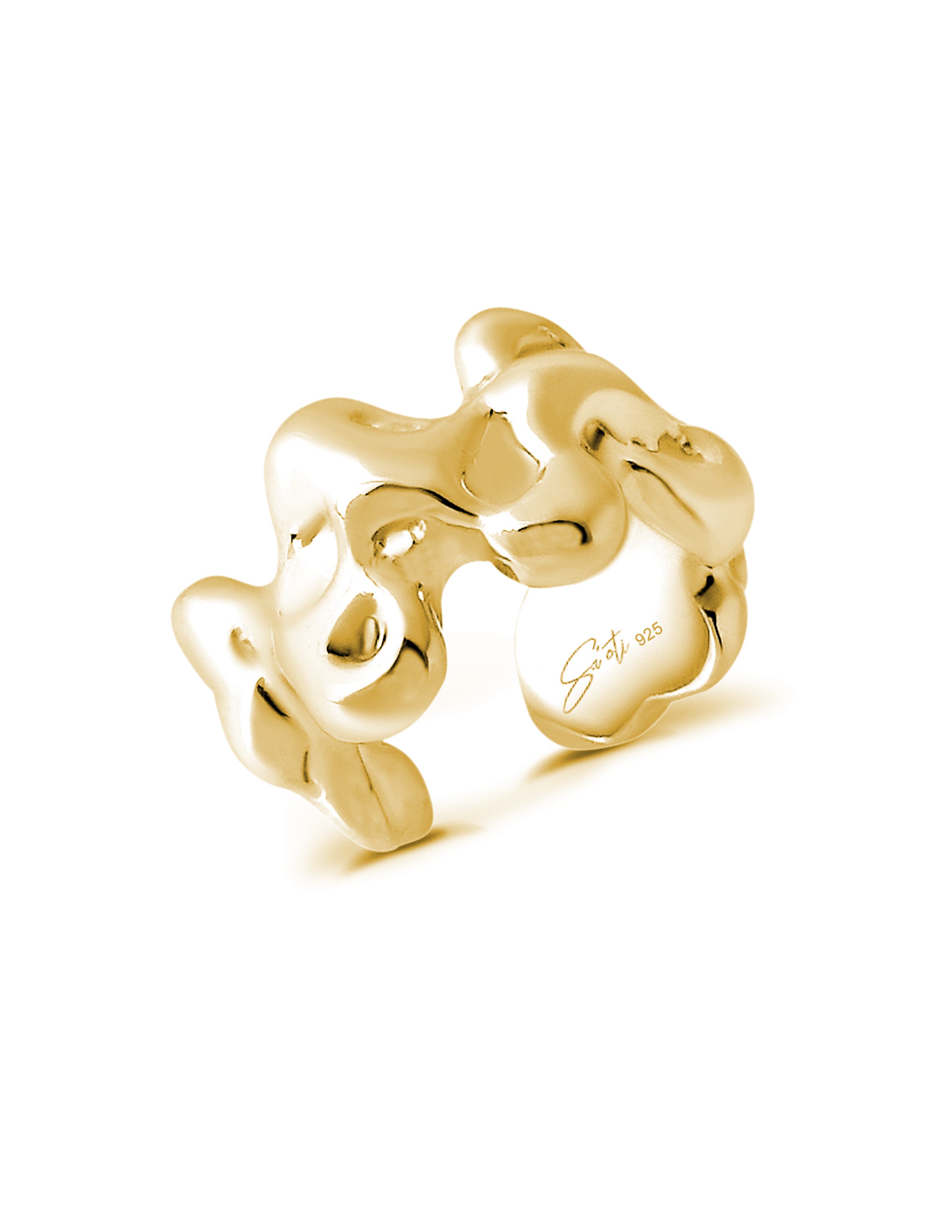 Le bijou d'oreille rond-4