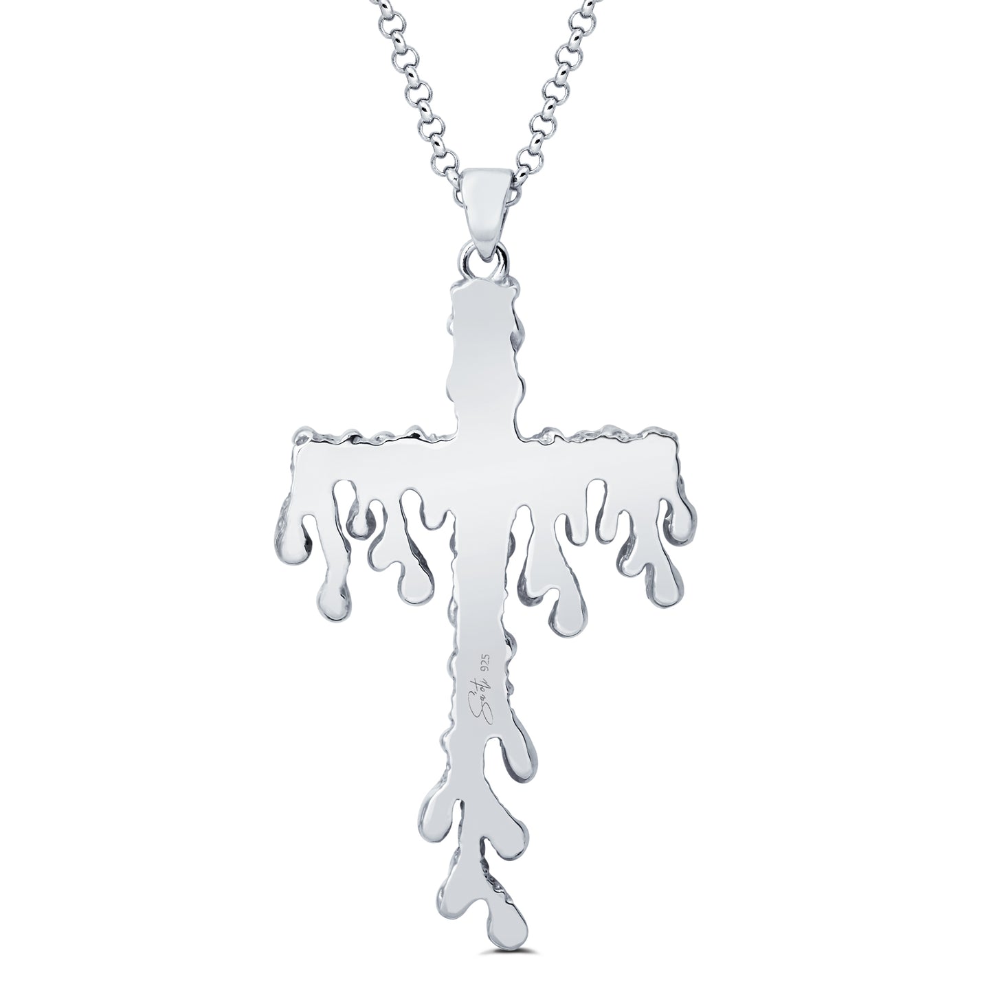 The Nar Large Cross Pendant (w/ Chain)