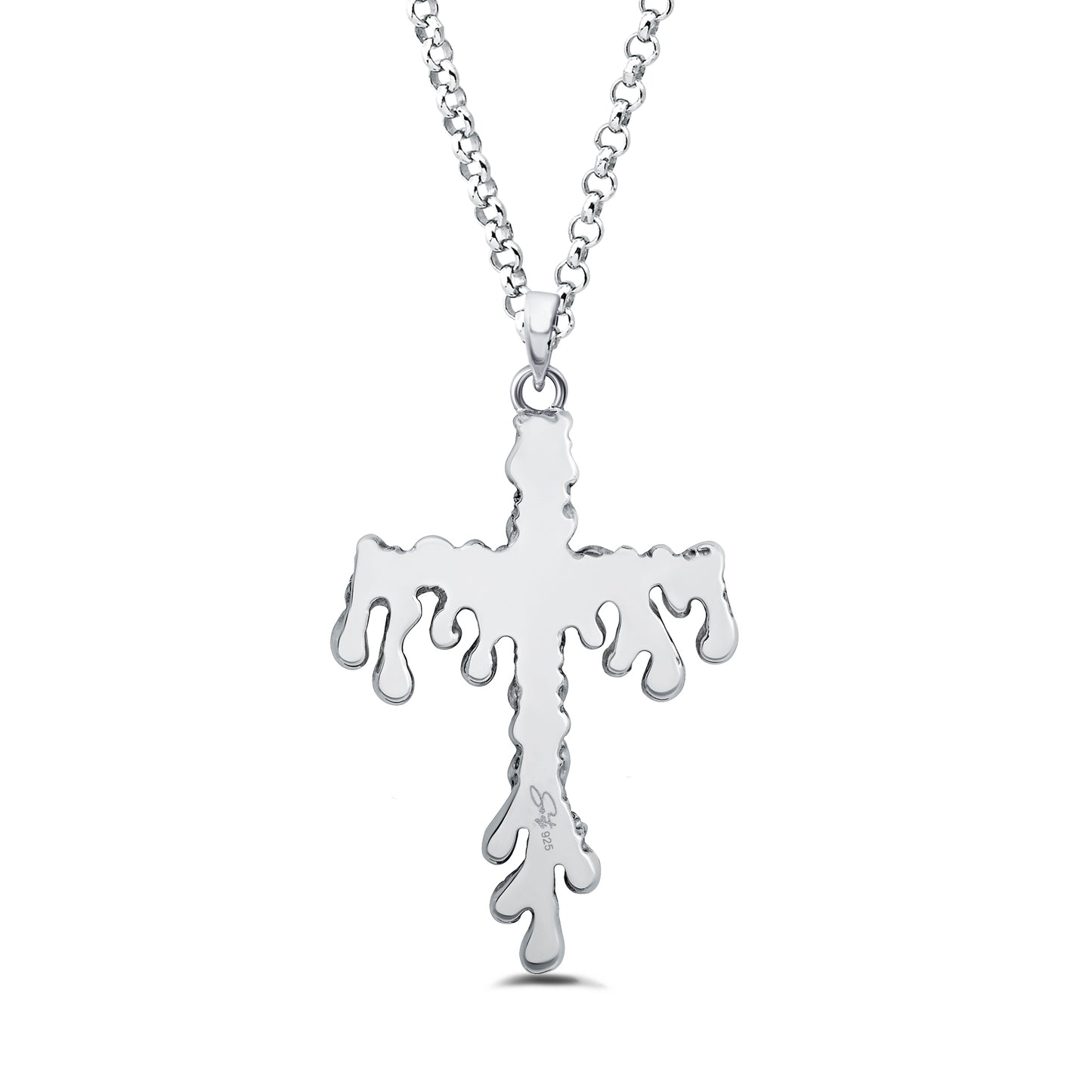 Le pendentif Nar Small Cross (avec chaîne)